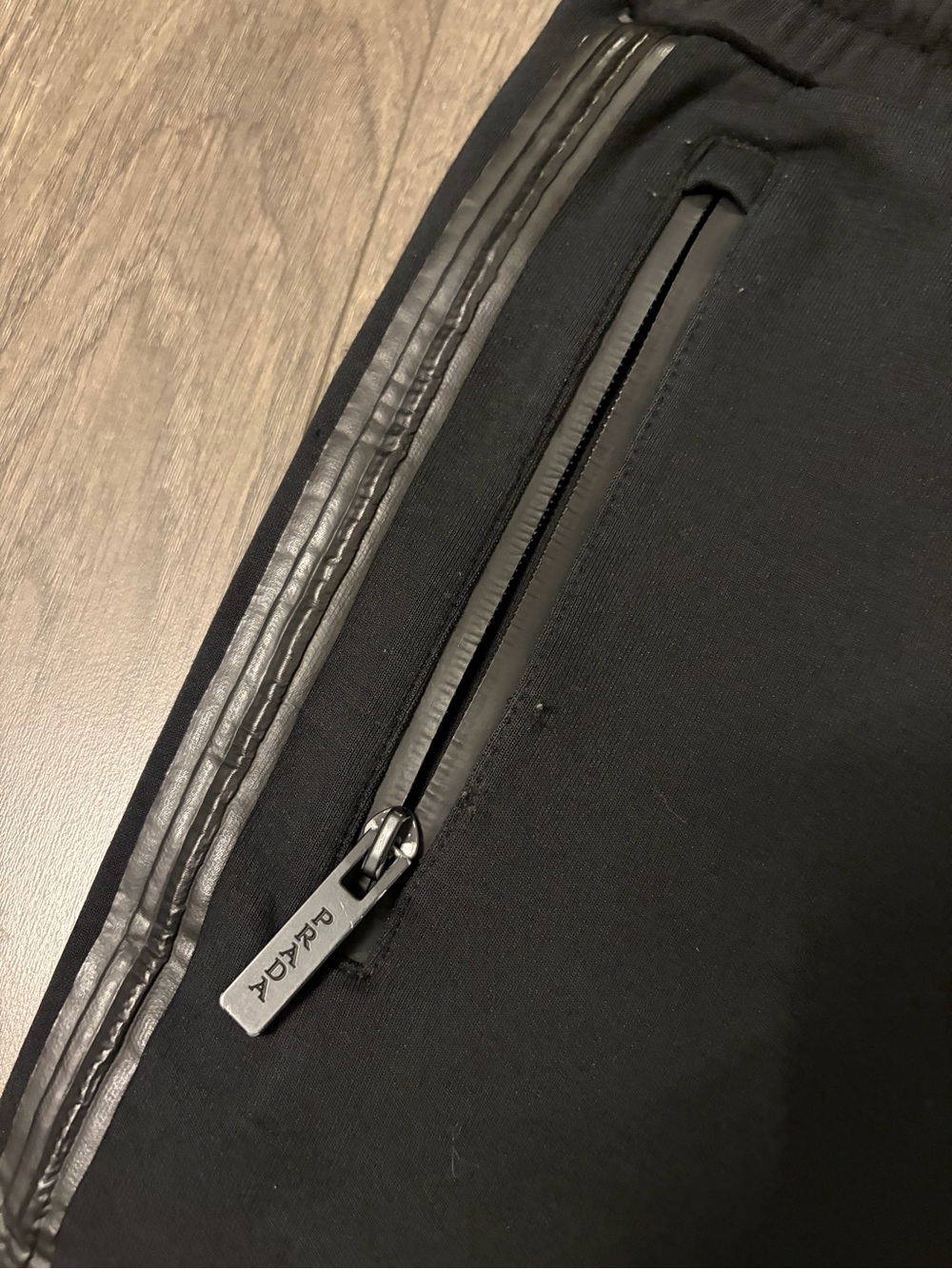 Prada Black Fleece jogger Pants image 5